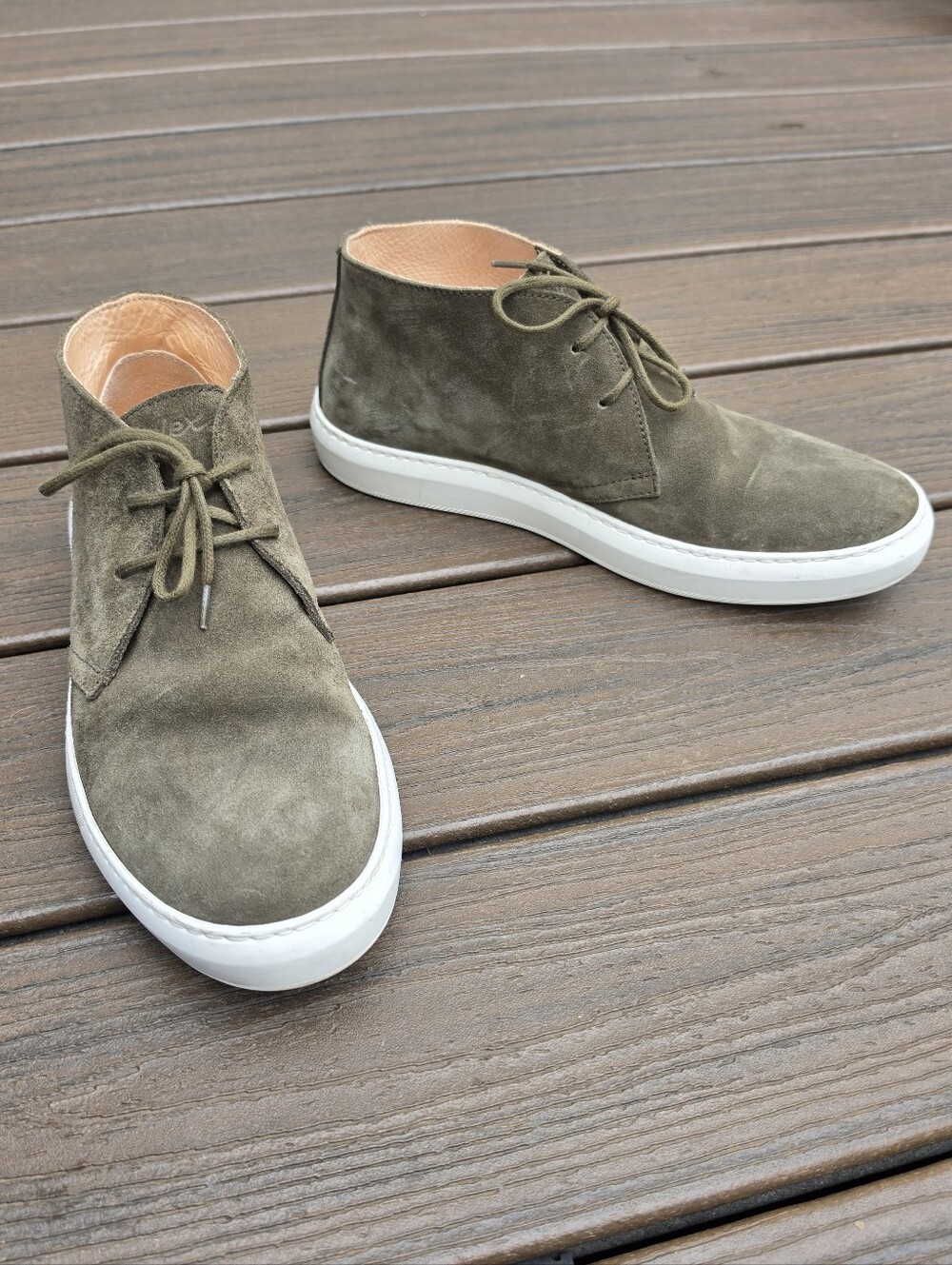 Astorflex Evoflex Olive Green Suede Chukka Sneaker Boots EU 43 / US 9.5-10